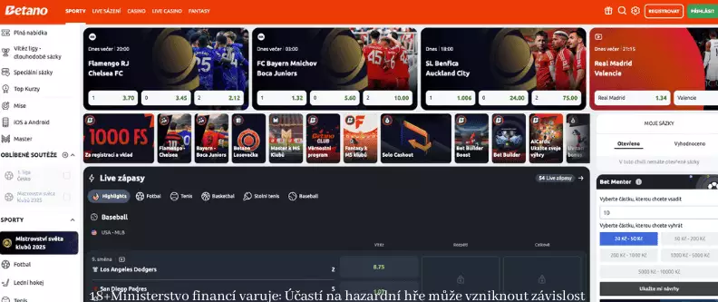 Betano přihlášení přes PC