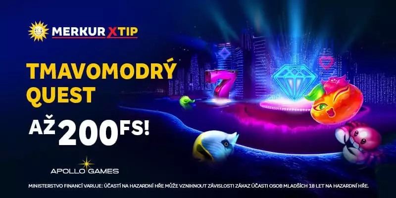 Chci 40 spinů ZDE MerkurXtip free spiny Apollo quest