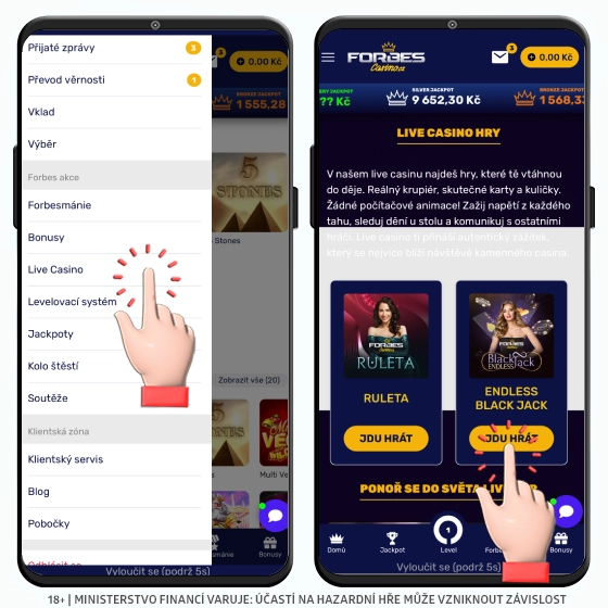 Forbes live casino Blackjack