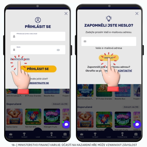 Zapomenuté heslo obnovíte ZDE Forbes zapomenuté heslo