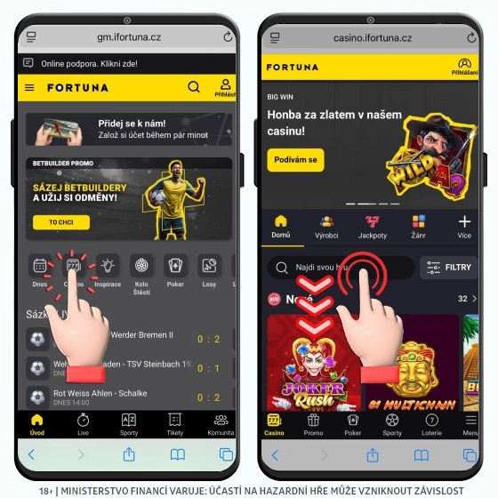 Fortuna kde najít ruletu ve Vegas