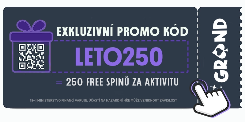 Grandwin promo kód LETO250
