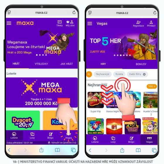 Maxa kde najít live casino