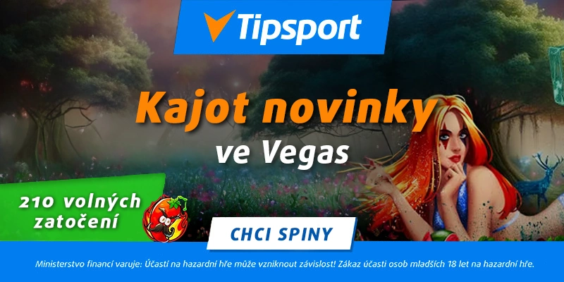 Tipsport Kajot novinky free spiny
