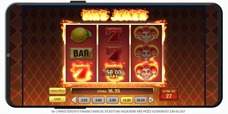Fire Joker výherní automat
