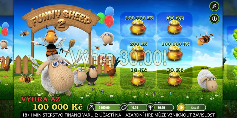 Výherní los Funny Sheep 2