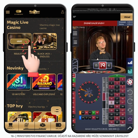 Magic Planet live ruleta
