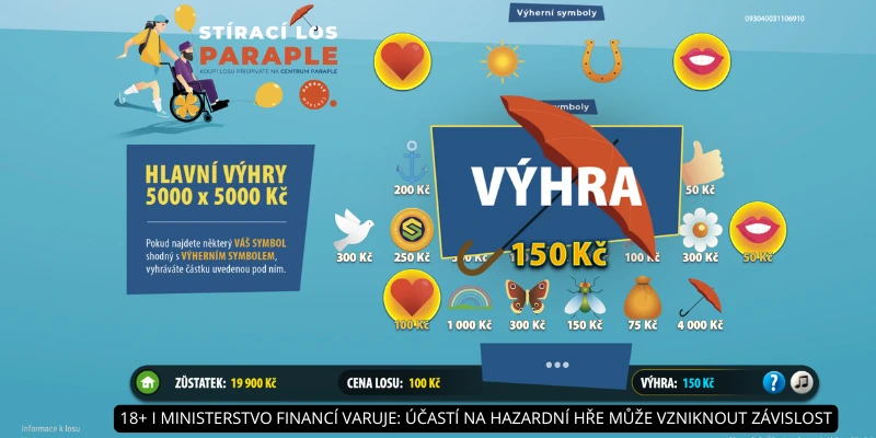 Výherní los Paraple