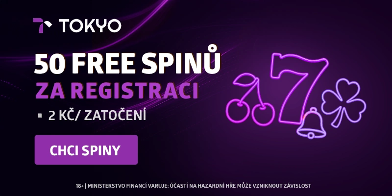 Toyko casino bonus - 50 free spinů za registraci