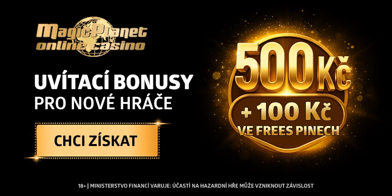 Magic Planet uvítací bonusy pro nové hráče