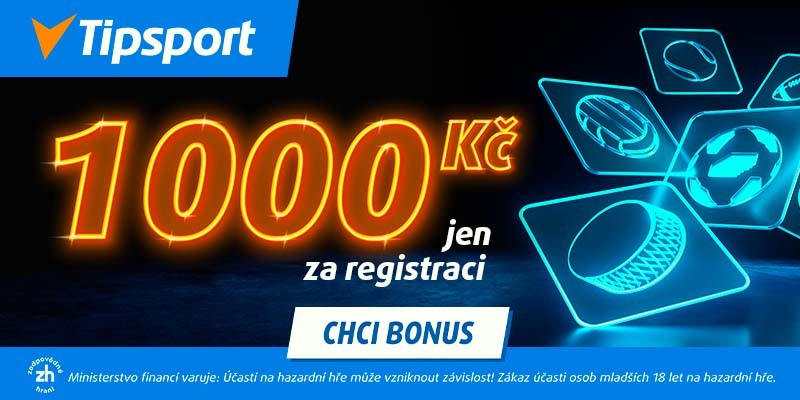 Tipsport bonus 1 000 Kč