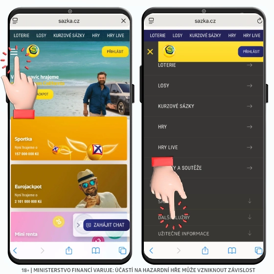 Apple kde najít mobilní aplikaci Sazka hry