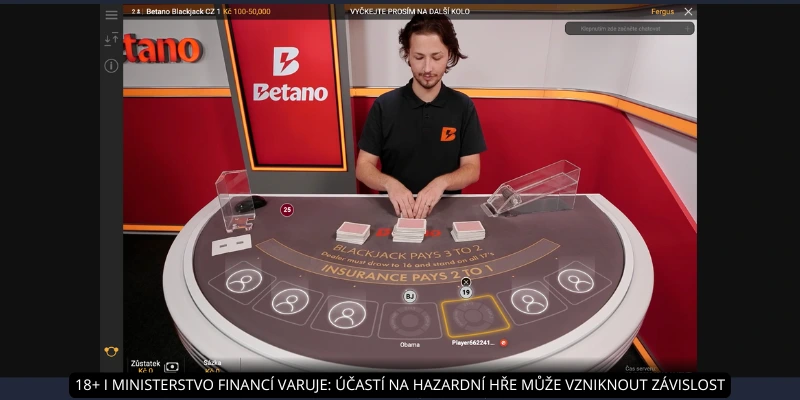 Betano blackjack