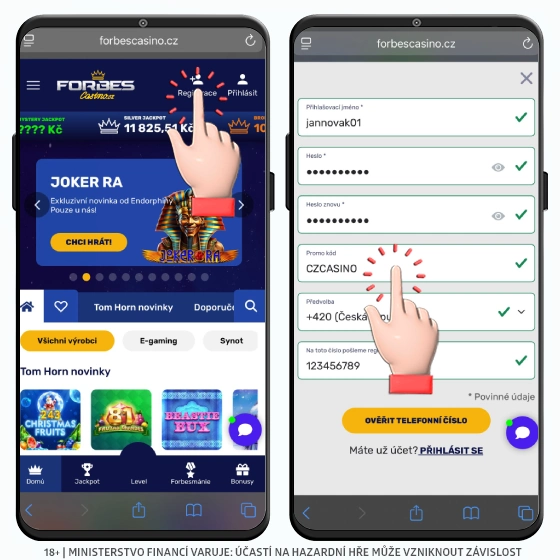 Forbes zadání promo kódu