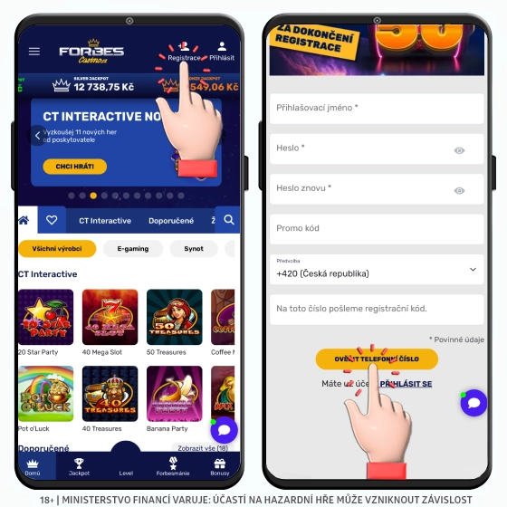 Forbes casino registrace
