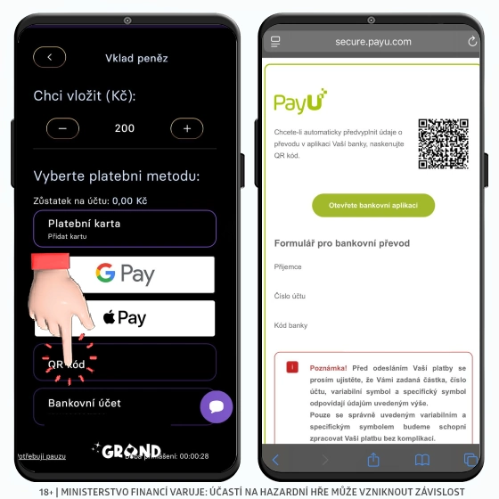 Grandwin QR platba