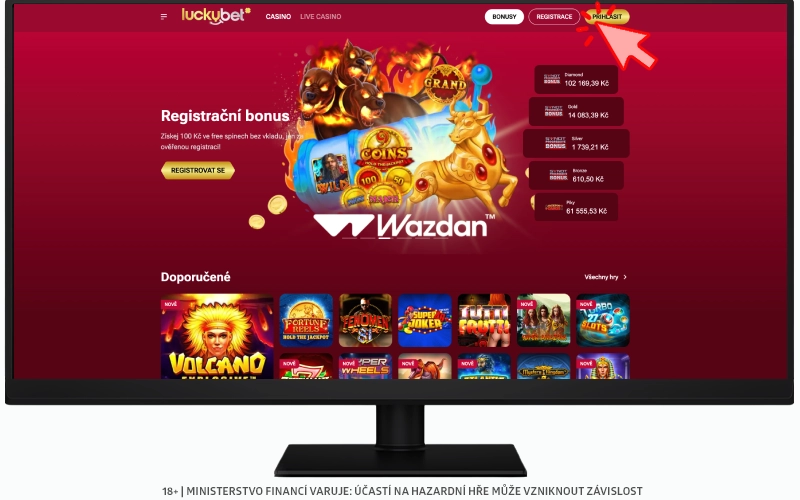 Luckybet přihlášení