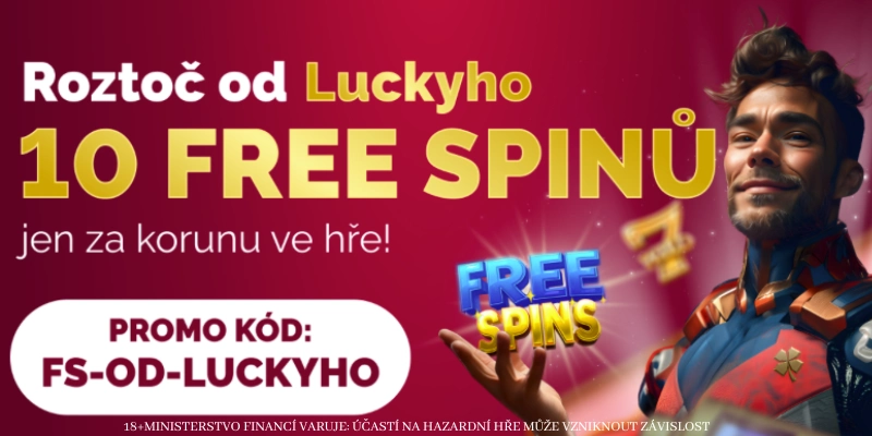 10 free spinů ZDE Luckybet - podpora Lucky