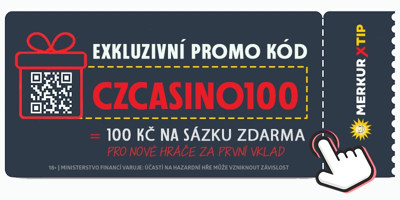 Merkurxtip promo kod CZCASINO100