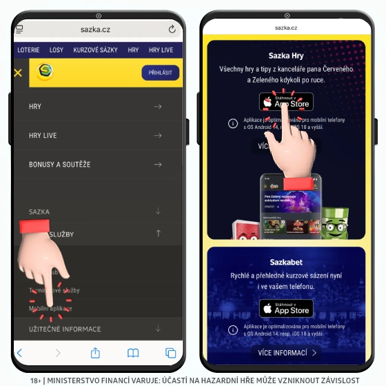 Stáhnout Sazka hry aplikaci pro App Store