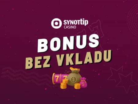 Synottip bonus bez vkladu 2025 – Získejte 500,- za registraci zdarma