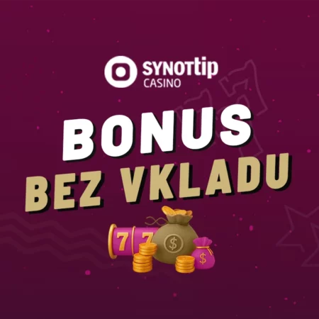 Synottip bonus bez vkladu 2025 – Získejte 500,- za registraci zdarma