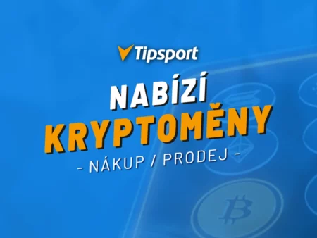 Tipsport kryptoměny 2025 – Nakupte Bitcoin, Ethereum a další krypto!