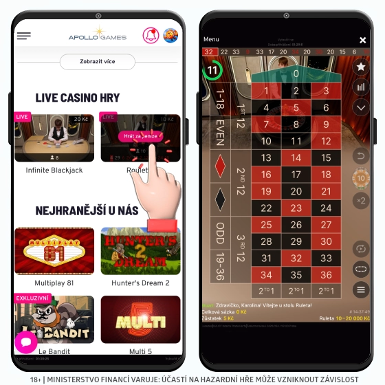 Apollo Games live ruleta zde Apollo Games live ruleta