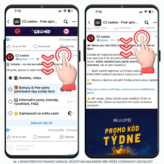 Facebook - obsah facebookové skupiny