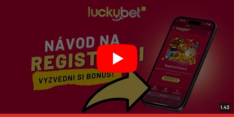 Luckybet videonávod na registraci