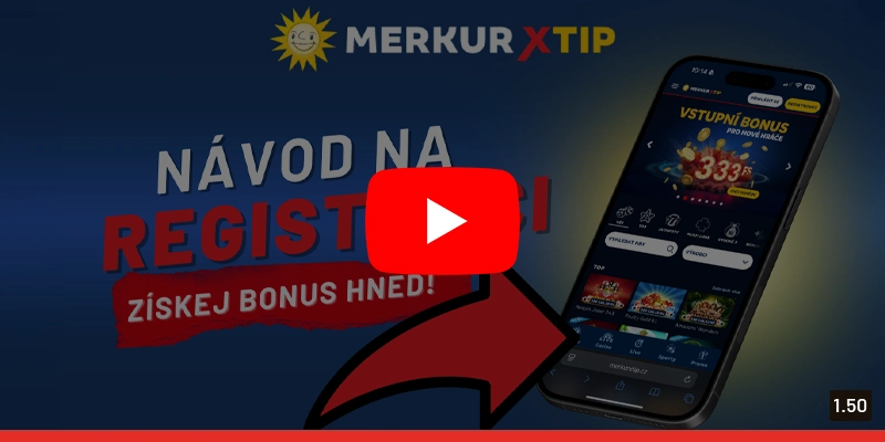 Merkurxtip videonávod registrace