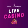 Apollo Games live casino – Vychutnejte si živé hry kdykoliv!