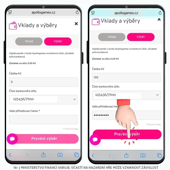 Vybrat peníze z Apollo Games ZDE Výběr peněz z Apollo Games casina