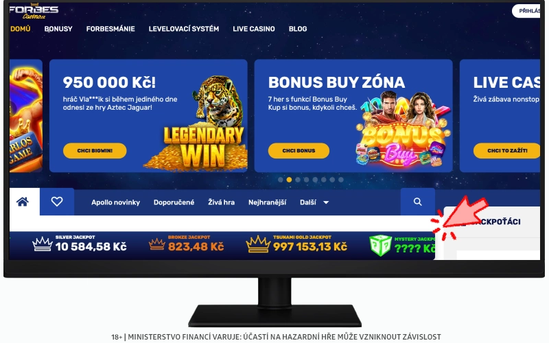 Forbes jackpoty ZDE Jackpoty ve Forbes casinu