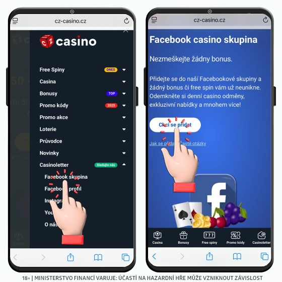 Přidat se do facebookové skupiny ZDE Tipsport soutěže - Jak se přidat do skupiny