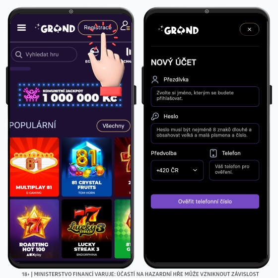 Grandwin casino registrace