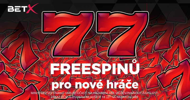 BetX free spiny zdarma za registraci