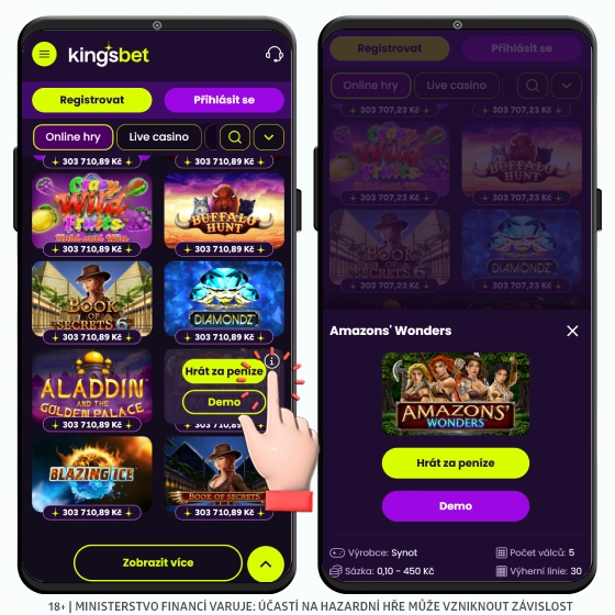 Kingsbet casino hry za haléře