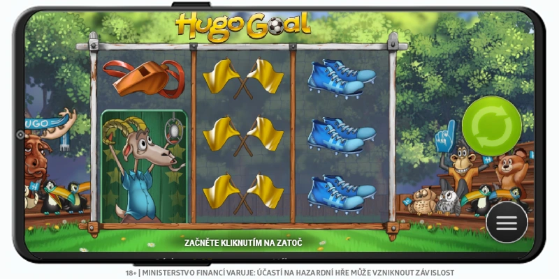 Automat Hugo Goal v casinu Kingsbet