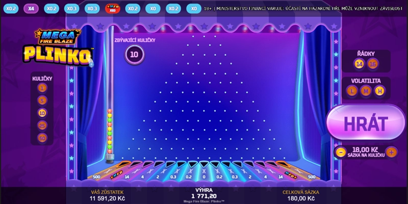 Mega Fire Blaze Plinko u Fortuny