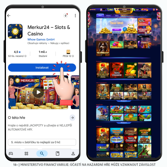 Merkur24 app ke stažení zdarma