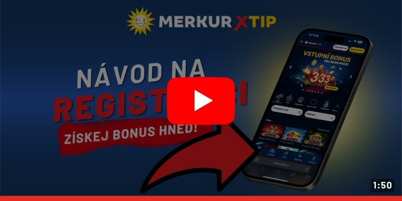 Videonávod na MerkurXtip registraci