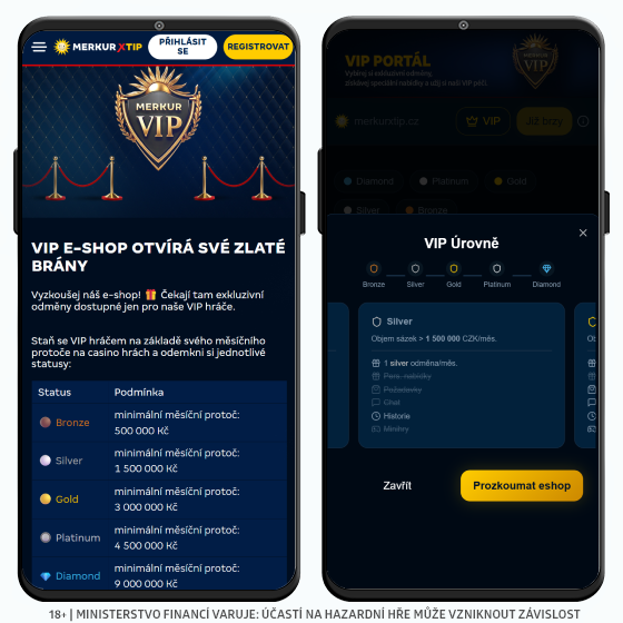 MerkurXtip casino věrnostní program VIP