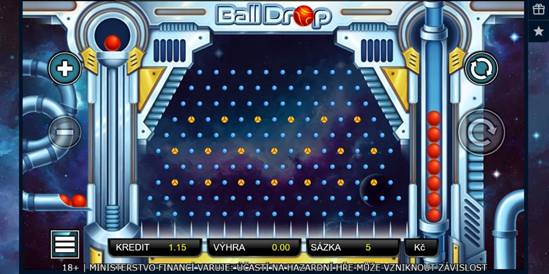 Hra Plinko v online casinu Chance