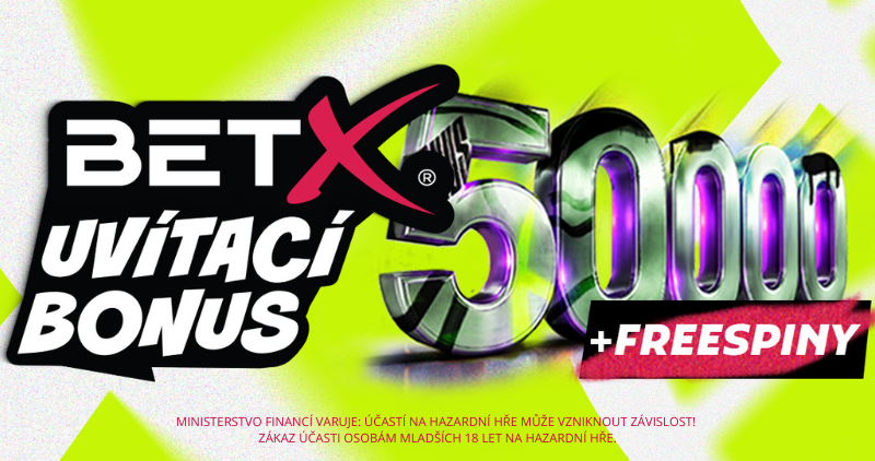 BETX registrační bonus
