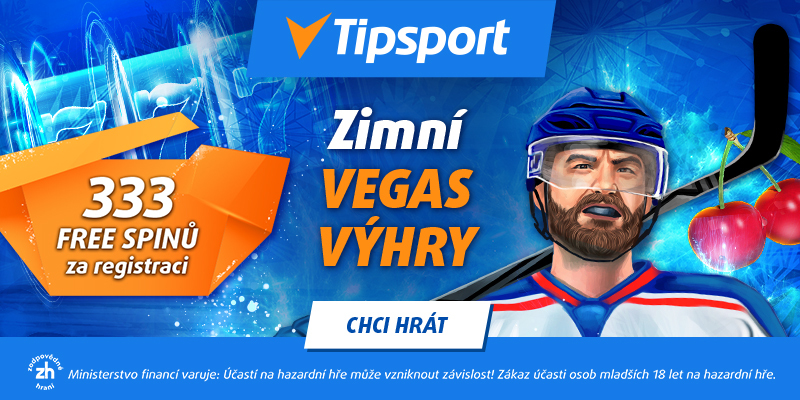 Tipsport Vegas 333 free spinů