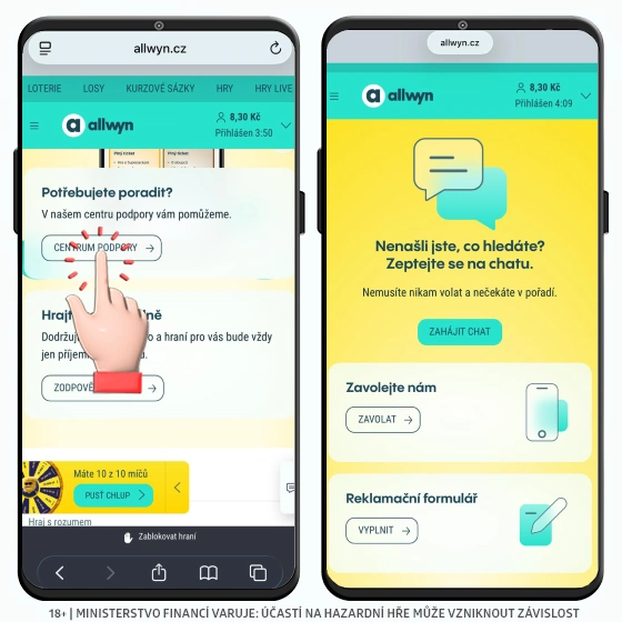 Allwyn kontakt ZDE Kontaktovat Allwyn