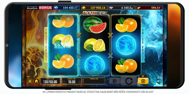 Blazing Ice výherní automat