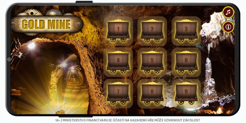 Luckybet online los Gold Mine