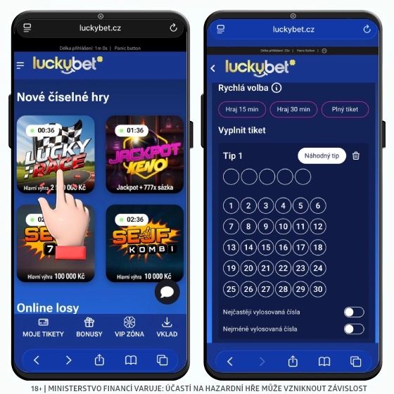Luckybet loterie - recenze